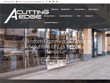 Tablet Screenshot of acuttingedgeglass.com